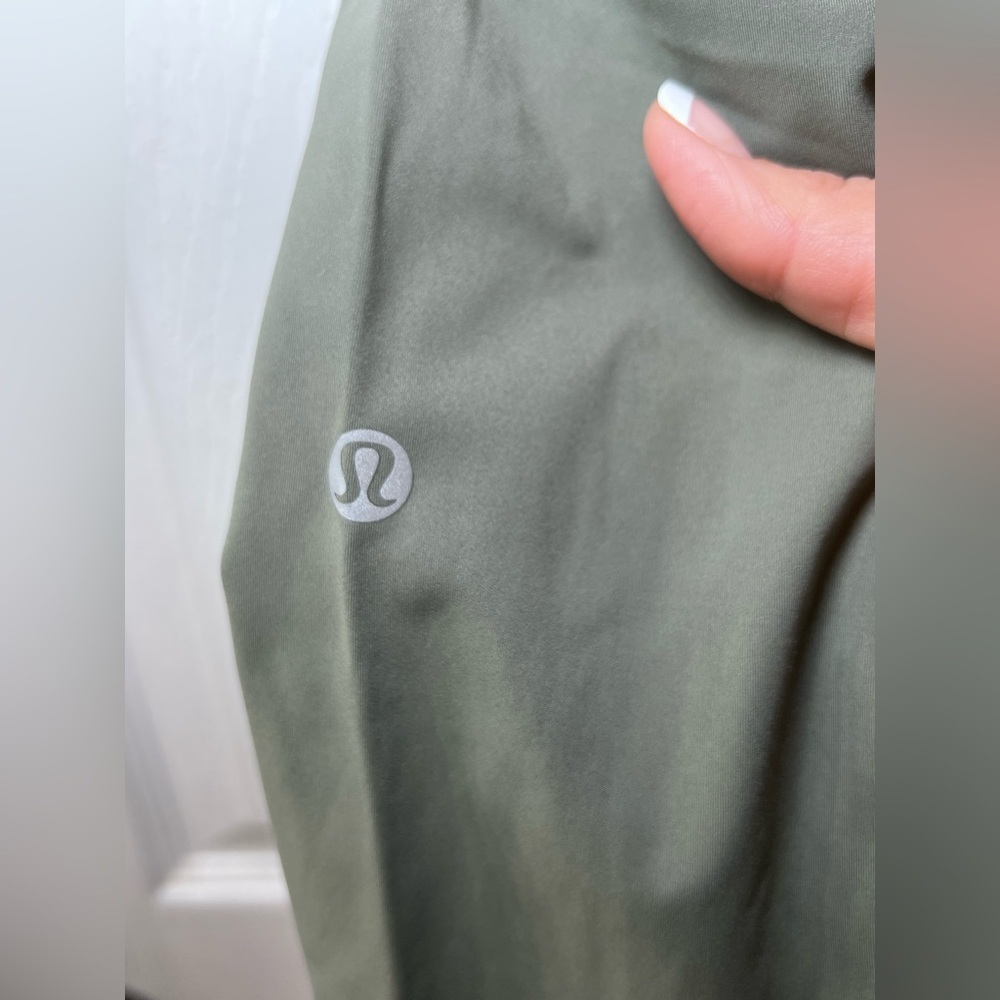 Lululemon Fast and Free Crop II Nulu‎ Leggings in green Size 6 - Picture 6 of 10